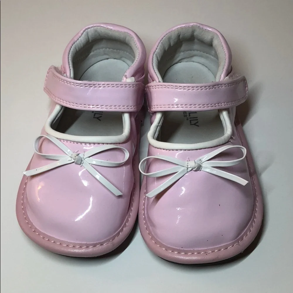 Jack & Lily Toddler Girl Leather Shoes *8.5-9